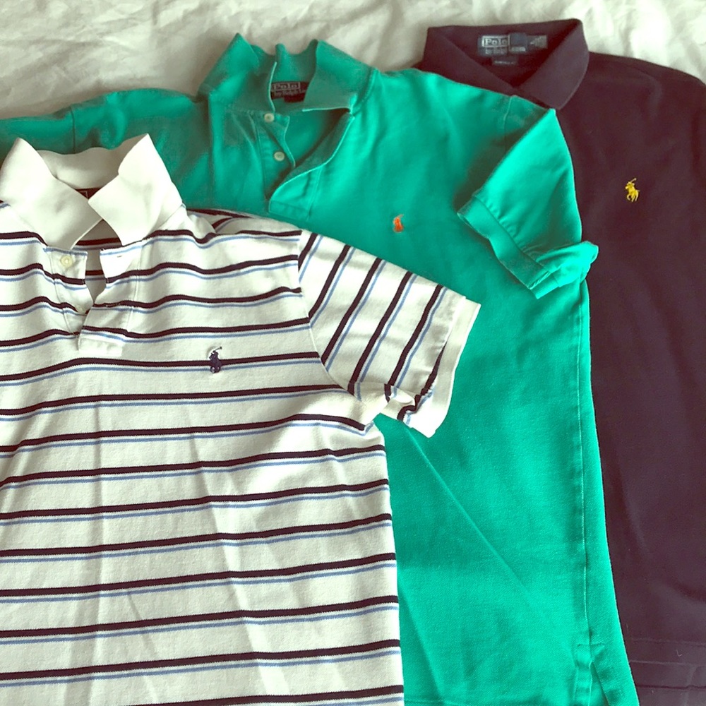 Lot of 3 - Polo Shirts - Large